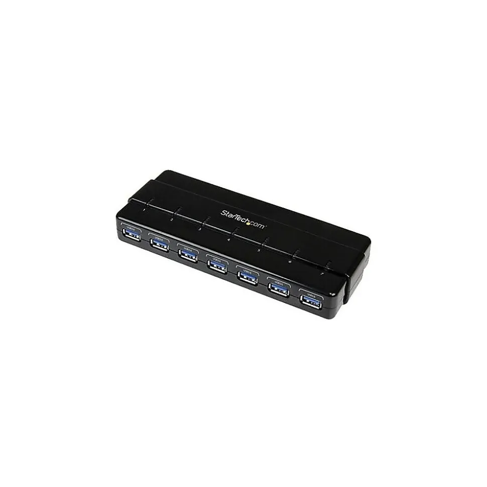 StarTech 7-Port USB 3.0 Hub, Black (ST7300USB3B)