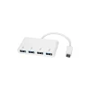 StarTech 4-Port USB 3.0 Hub, White (HB30C4ABW)
