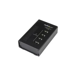 StarTech 4-Port USB Charging Station, Black (ST4CU424)
