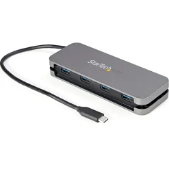 StarTech 4-Port USB-A 3.2 Hub, Gray (HB30CM4AB)