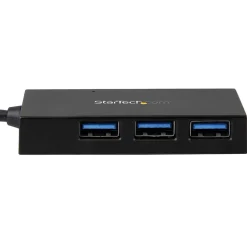 StarTech 4-Port USB-C Hub, Black (HB30C3A1CFB)