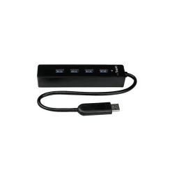 StarTech SuperSpeed 4-Port USB 3.0 Hub, Black (ST4300PBU3)