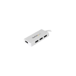 StarTech SuperSpeed 4-Port USB 3.0 Hub, White (ST4300MINU3W)