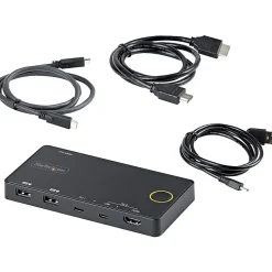 StarTech Unmanaged Switch, Black (SV221HUC4K)
