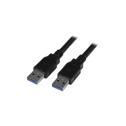 StarTech USB3SAA3MBK 9.8' USB 3.0 Male to Male Cable, Black
