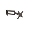 StarTech Wall Mount Monitor Arm, Dual Swivel, Up to 27", Black (ARMWALLDS)