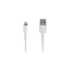 StarTech.com 6.6 ft USB Lightning, White (RUSBLTMM2M)