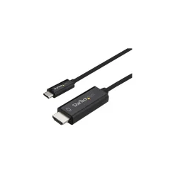 StarTech.com 2 m (6 ft.) USB-C to HDMI Cable, 4K at 60 Hz, Black (CDP2HD2MBNL)