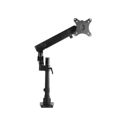 StarTech.com Desk Mount Monitor Arm - Full Motion Single Pole up to 8kg VESA Display - C-Clamp/Grommet, Up 35", Black