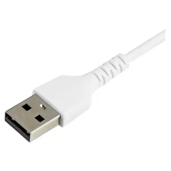 StarTech.com Lightning USB Cable for iPhone/iPad/iPod Touch, White (RUSBLTMM15CMW)