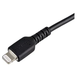 StarTech.com Lightning USB Cable for iPhone/iPad/iPod Touch, Black (RUSBLTMM30CMB)