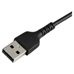 StarTech.com Lightning USB Cable for iPhone/iPad/iPod Touch, Black (RUSBLTMM30CMB)