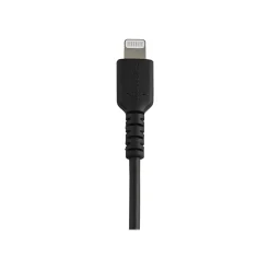 StarTech.com Lightning USB Cable for iPhone/iPad/iPod Touch, Black (RUSBLTMM30CMB)