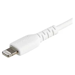 StarTech.com Lightning USB Cable for iPhone/iPad/iPod Touch, White (RUSBLTMM30CMW)