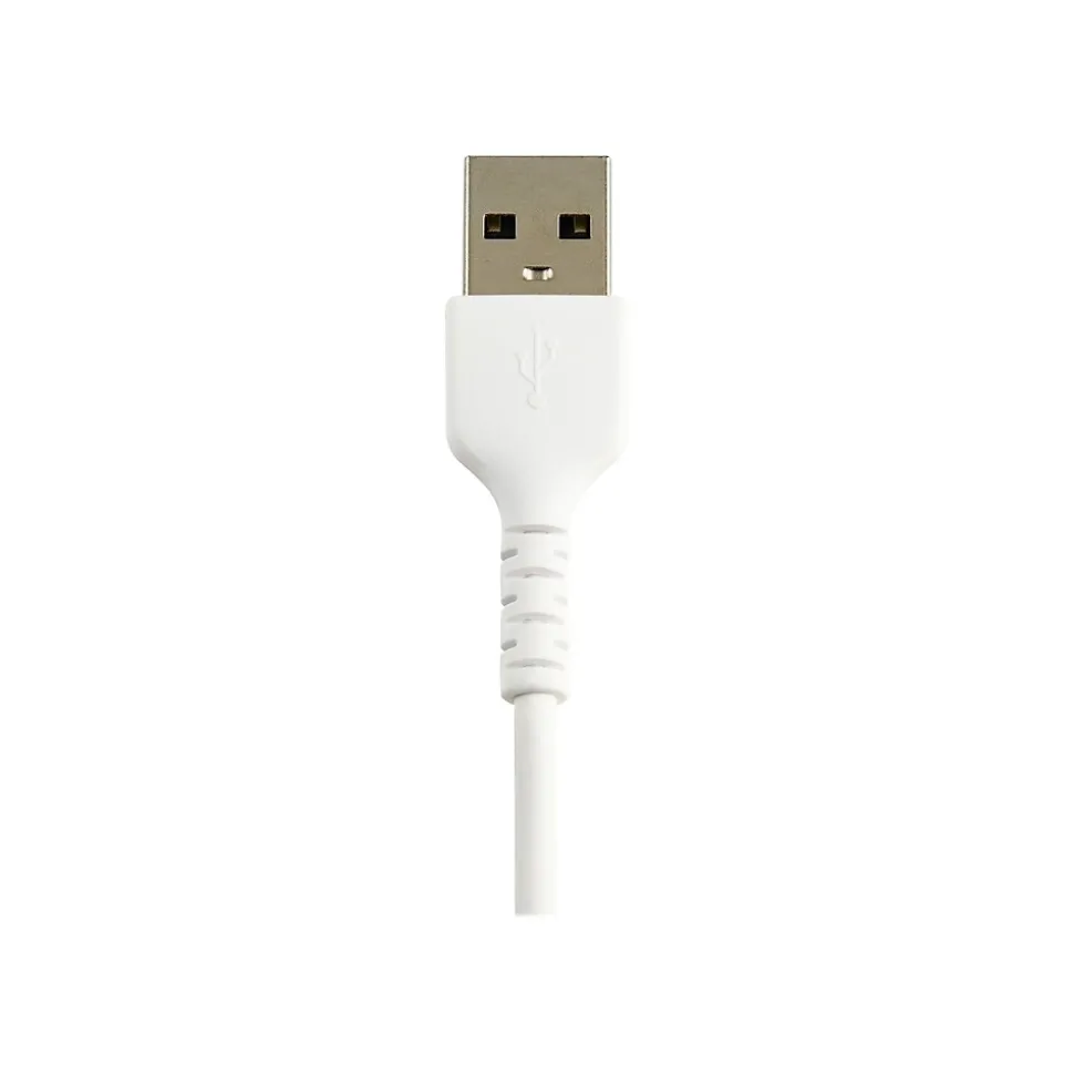 StarTech.com Lightning USB Cable for iPhone/iPad/iPod Touch, White (RUSBLTMM30CMW)