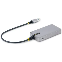 StarTech.com 4-Port USB 3.0 5Gbps Hub, Space Gray (5G4AB-USB-A-HUB)