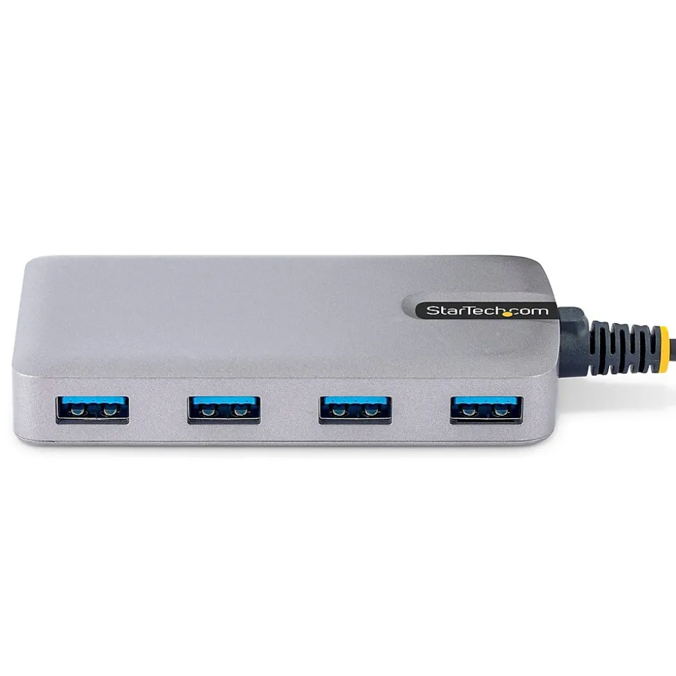 StarTech.com 4-Port USB 3.0 5Gbps Hub, Space Gray (5G4AB-USB-A-HUB)