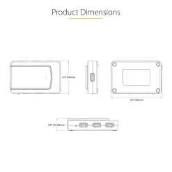 StarTech.com 7-Port USB 3.0 5Gbps Hub, Black (5G7AS-USB-A-HUB)