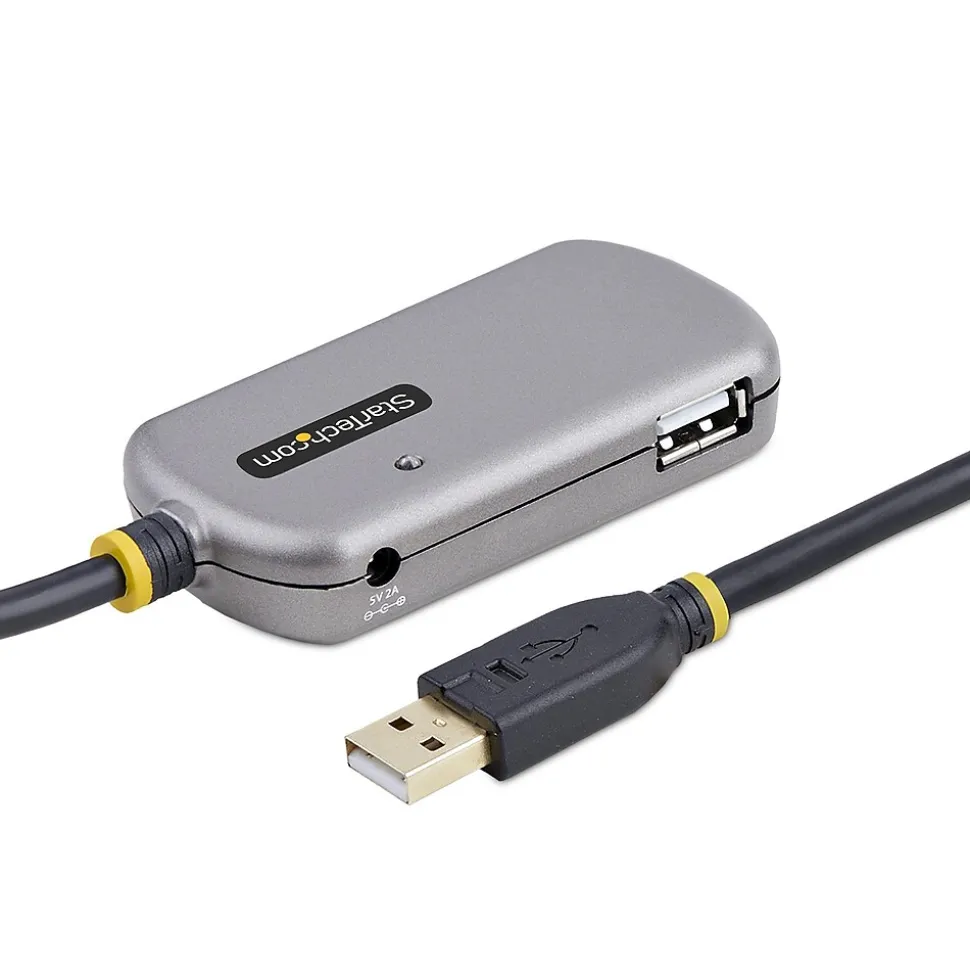 StarTech.com 4-Port USB Extender Hub, Silver & Black (U02442-USB-EXTENDER)