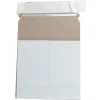 Stay-Flat Photo Mailer Stiff Envelopes with Self-Adhesive Closure, 6 x 6, White, Sold Individually (73286)