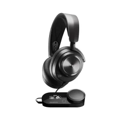 Steel Series Arctis Nova Pro Noise Canceling Gaming Over-the-Ear Headset, 3.5mm, Black (61528)