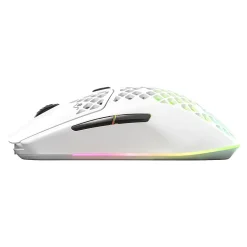 SteelSeries AEROX 3 Optical Gaming Mouse, Snow (62608)