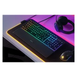 SteelSeries Apex 3 Wired Gaming Keyboard, Black (64795)