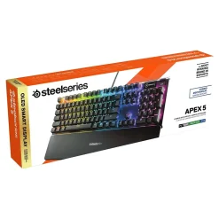 SteelSeries Apex Wired Gaming Keyboard, Black (64532)