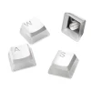 SteelSeries PrismCaps Universal Double Shot PBT Gaming Keycaps, White (60203)