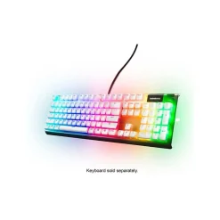 SteelSeries PrismCaps Universal Double Shot PBT Gaming Keycaps, White (60203)