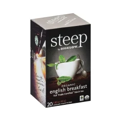Steep English Breakfast Tea Bags, 20/Box (17701)