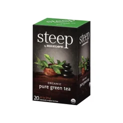 Steep Green Tea Bags, 20/Box (17703)