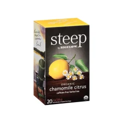 Steep Herbal Tea Bags, 20/Box (17707)
