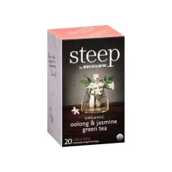 Steep Oolong and Jasmine Tea Bags, 20/Box (17714)