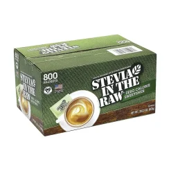 Stevia In The Raw Artificial Sweeteners, 800/Box (220-00441)