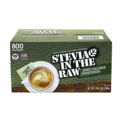 Stevia In The Raw Artificial Sweeteners, 800/Box (220-00441)