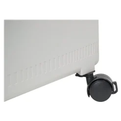 Storex Deluxe 2-Drawer Mobile Vertical File Cabinet, Letter Size, Lockable, 23"H x 15"W x 19"D, Metal (61352U01C)