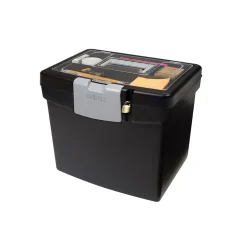 Storex Portable File Box, Letter Size (STX61504U01C)