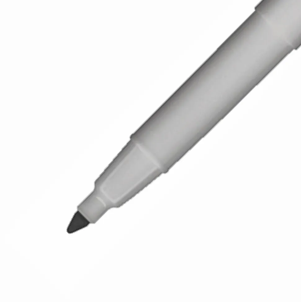 Stride StrideMark Permanent Marker, Fine Tip, Black Ink, 12/Box (27001)