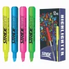 StrideBrite Tank Highlighters, Chisel Tip, Assorted Colors, 12/Pack (42012)
