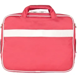 SumacLife 14 Inch Business Messenger Briefcase Laptop Case, Pink (PT_NBKLEA734_W1)