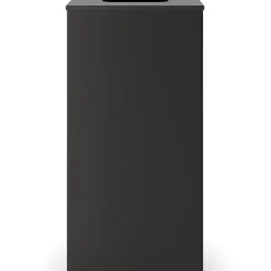 Suncast Commercial Metal Square Trash Can with Open Lid, 24 Gallon (MTCSQ240)