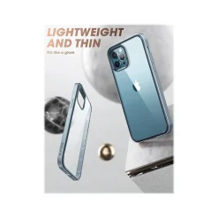 SUPCASE Unicorn Beetle Blue Edge Clear Bumper Case for iPhone 13 Pro (SUP-iPhone2021Pro-6.1-Edge-Cerulean)