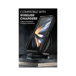 SUPCASE Unicorn Beetle Black Kickstand Case for Samsung Galaxy Z Fold4 (SUP-Galaxy2022-ZFold4-5G-Unicorn-SP-Blac)