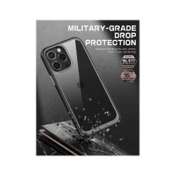 SupCase Unicorn Beetle Black Slim Case for iPhone 14 Pro (SUP-iPhone2022Pro-6.1-UBStyle-Black)