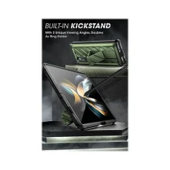 SUPCASE Unicorn Beetle Dark Green Kickstand Case for Samsung Galaxy Z Fold4 (SUP-Galaxy2022-ZFold4-5G-Unicorn-SP-Guld)