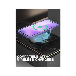 SUPCASE Unicorn Beetle Deep Purple Slim Case for iPhone 14 Pro (SUP-iPhone2022Pro-6.1-UBStyle-Mauve)