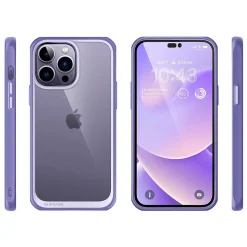 SupCase Unicorn Beetle Deep Purple Slim Case for iPhone 14 Pro Max (SUP-iPhone2022Pro-6.7-UBStyle-Mauve)