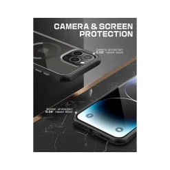 SUPCASE Unicorn Beetle MAG MagSafe Phone Case for iPhone 15 Pro, Black (SUP-iPhone2023Pro-6.1-UBMag-Black)