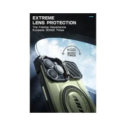 SUPCASE Unicorn Beetle MAG XT MagSafe Rugged Case for iPhone 15 Pro Max, Shock-Absorbing, Dark Green (SPH23MX67MGXTGN)